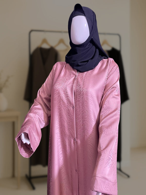 The Lina Abaya – Self-Print Simplicity in Everyday Comfort