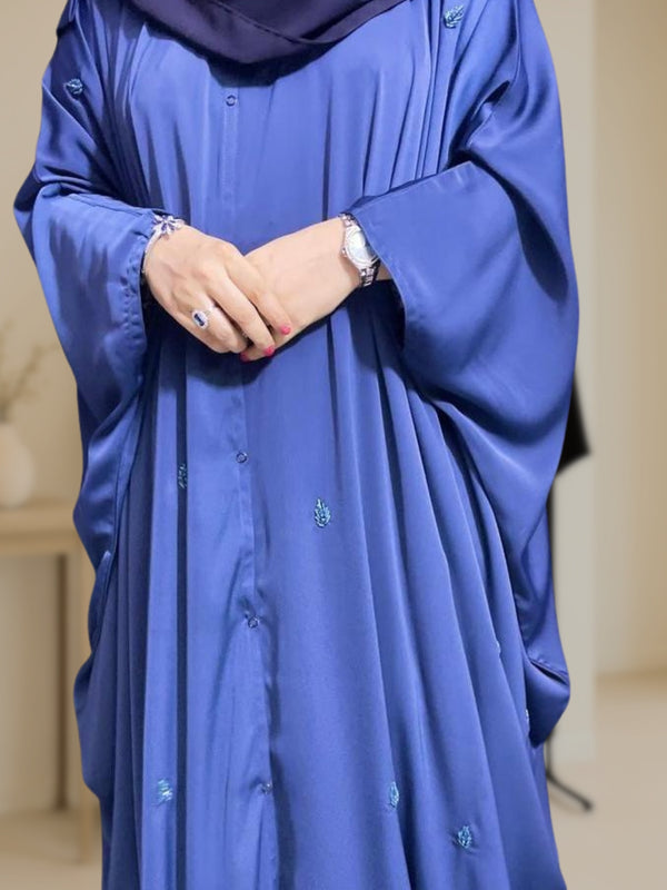 The Arezoo Abaya – Scattered Handwork Elegance