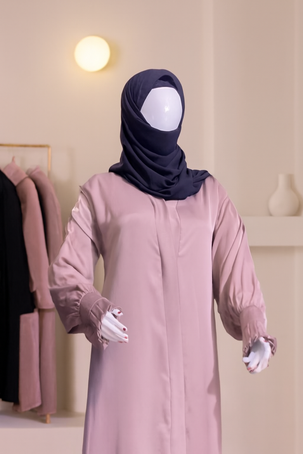 The Lara Abaya – Handwork Layered Cuff Elegance