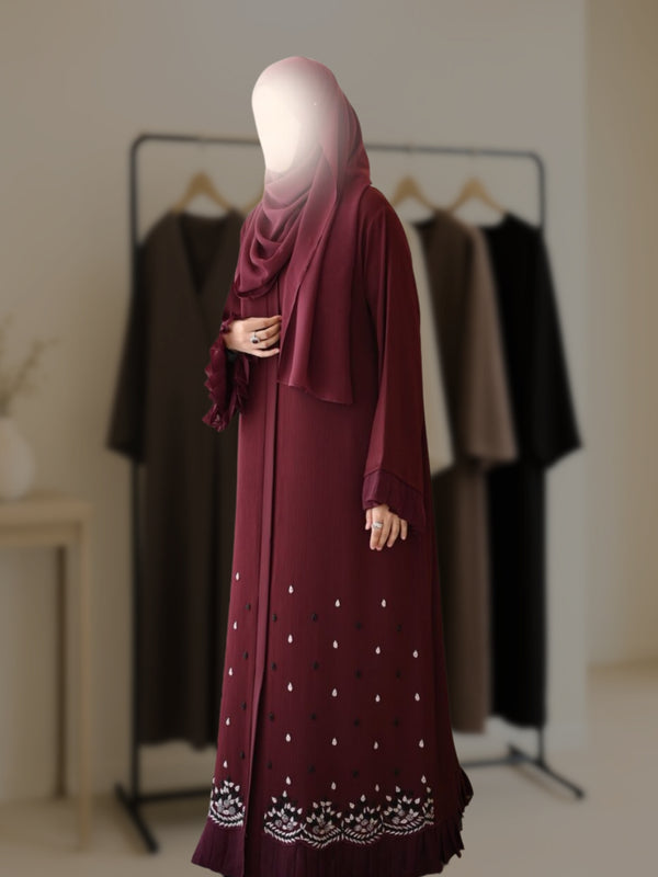 The Nazleen Abaya – Handwork Detailing Elegance